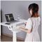 781BP - Two-tier Stand-Up Desk Workstation, White