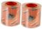 3044821 - Heavy Duty Packing Tape Refill Clear 72mm x 27m, 2 Pack