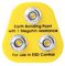 070-0011 - ESD Earth Triple Bonding Plug, 3x 10mm Studs