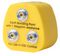 070-0017F - ESD Earth Triple Bonding Plug, 3x 10mm Studs (Euro)