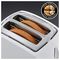 21640 - Textures 2 Slice Toaster, White