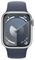 MR913QA/A - Apple Watch Series 9 GPS 41mm Silver Aluminium Case with Storm Blue Sport Strap