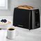 HB1116B - Essentials 2 Slot Toaster, Black