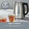 HB01402P - 1.7L Stainless Steel Kettle, Polished