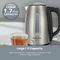 HB01402B - 1.7L Stainless Steel Kettle, Brushed