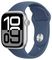 MWWC3QA/A - Apple Watch Series 10 42mm Silver Aluminium with Denim Sport Band, Medium / Large Wrist