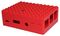 CBPIBLOX-RED. - Pi-Blox Raspberry Pi Case, Red
