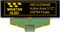 WEX025664BLPP3N00000 - OLED Graphic Display Module, 256x64, Yellow, Passive Matrix