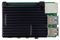 COM3100 - Aluminium Heatsink Case for Raspberry Pi 4, Black