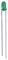 PSG91841 - 3mm Pure Green LED, Diffused, 18mA, 3.2V, Pack of 100