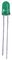 PSG91861 - 5mm Green LED, Diffused, 18mA, 3.2V, Pack of 10