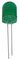 PSG91889 - 10mm Green LED, Diffused, 18mA, 3.2V, Pack of 5