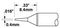 STTC-122 - Soldering Tip, Conical, 0.4mm
