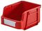 HC1/RED - High Capacity Plastic Storage Bin, Red Small - 76mm x 105mm x 133mm