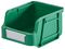 HC1/GREEN - High Capacity Plastic Storage Bin, Green Small - 76mm x 105mm x 133mm