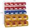 HANDY PACK 'C' - Wall Mounted Louvred Storage Panel with 23 Bins