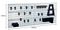 109642 - Wall Mounted Tool Holder Wall Panels, x2 with 28 Clips