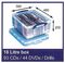 18C - 18L Multi-Use Clear Storage Box with Lid - 480mm x 390mm x 200mm