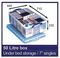 50BKR - 50L Multi-Use Black Storage Box with Lid - 230mm x 440mm x 710mm