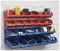 D01971 - Wall Mounted Louvred Storage Panel with 24 Bins