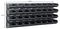 139182 - Wall Mounted Louvred Storage Panel with 32 Bins
