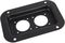 D0941K-NLT4 - Medium Dish Punched for 2x Neutrik Square G-Series Speakon Connectors 13mm Black