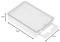 B2 - Clear Plastic Storage Box with Hang Tab - 15mm x 47mm x 65mm