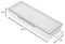 F1 - Clear Plastic Storage Box with Hang Tab - 35mm x 70mm x 195mm