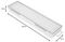 F3 - Clear Plastic Storage Box with Hang Tab - 35mm x 70mm x 295mm