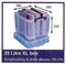 35CXL CLEAR - 35L XL Multi-Use Vinyl Records Clear Storage Box with Lid - 480mm x 390mm x 345mm