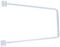 AR-FB200 - 200mm x 120mm Twin Slot Flexible Shelving Book End, White Pair