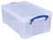 9L CLEAR - 9L Multi-Use Clear Storage Box with Lid - 395mm x 255mm x 155mm