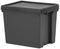 445060 - 24L Bam Box Heavy Duty Recycled Storage Box with Lid, Black - 315mm x 290mm x 395mm
