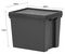 445060 - 24L Bam Box Heavy Duty Recycled Storage Box with Lid, Black - 315mm x 290mm x 395mm