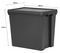 445120 - 92L Bam Box Heavy Duty Recycled Storage Box with Lid, Black - 520mm x 400mm x 600mm