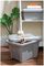 444575 - 14L Home Upcycled Storage Box with Lid, Soft Grey - 235mm x 275mm x 390mm