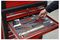 SF30R - 1200mm x 550mm x 30mm Custom Easy Peel Shadow Foam Tray Insert for Tool Cabinets, Tool Boxes & Cases, Red/Black