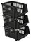 H15516 - Stacking Storage Baskets Set, Black - 3 Pack