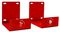 TT-LBR - Ladder Storage Brackets, Pair - Red