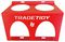 TT-GCR - Glass & Solvent PVCu Cleaner Storage Holder, Red