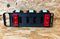 BD-MK18-H-1 - Battery Storage Board with Carry Handle for 3x Makita 18V LXT Power Tool Batteries