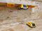 BM-DW20-YLW-6 - Battery Storage Mounts for DeWalt 18V & 54V FlexVolt Power Tool Batteries - Yellow, 6 Pack