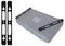 CMC-MK-B - Power Tool Battery Double Charger Storage Mounts for Makita DC18RD - Black, 2 Pairs