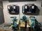CMC-MK-B - Power Tool Battery Double Charger Storage Mounts for Makita DC18RD - Black, 2 Pairs