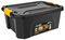 TL202 - 20L Heavy Duty Polypropylene Storage Box with Clip on Lid - 200mm x 490mm x 380mm