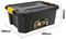 TL202 - 20L Heavy Duty Polypropylene Storage Box with Clip on Lid - 200mm x 490mm x 380mm