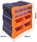 TL289 - Monoblock Storage Organiser Box with 4 Storage Bins & 8 Drawers