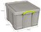 42RDG - 42L Grey Recycled Multi-Use Storage Box with Lid - 310mm x 440mm x 520mm
