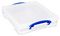 6.4C - 6.4L Multi-Use Clear Storage Box with Lid - 85mm x 335mm x 395mm