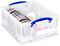 12.9C - 12.9L Multi-Use Clear Storage Box with Lid - 155mm x 335mm x 395mm